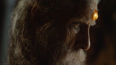 Amitabh Bachchan's character Ashwatthama in the upcoming film 'Kalki 2898 AD' inspired Mumbai Police's road safety advisory. (Instagram/Mumbai Police) Amitabh Bachchan's character Ashwatthama in the upcoming film 'Kalki 2898 AD' inspired Mumbai Police's road safety advisory. (Instagram/Mumbai Police)