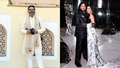 Mumbai-based celebrity photographer Joseph Radhik (left) and Anant Ambani and Radhika Merchant (right). (Instagram/@josephradhik and @dietsabya) Mumbai-based celebrity photographer Joseph Radhik (left) and Anant Ambani and Radhika Merchant (right). (Instagram/@josephradhik and @dietsabya)