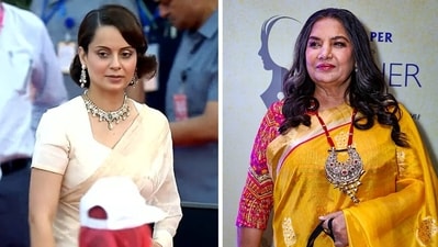 Shabana Azmi has reacted to backing Kangana Ranaut on the airport slap incident. Shabana Azmi has reacted to backing Kangana Ranaut on the airport slap incident.