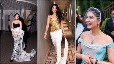 Radhika Merchant's looks have been making the rounds on the Internet and we are smitten already. (Instagram) Radhika Merchant's looks have been making the rounds on the Internet and we are smitten already. (Instagram)