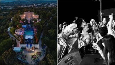 Katy gave an enthralling performance for the bride and groom and entertained the crowd with her biggest hits. (Joseph Radhik, Instagram) Katy gave an enthralling performance for the bride and groom and entertained the crowd with her biggest hits. (Joseph Radhik, Instagram)