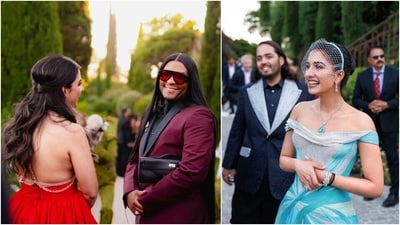 Celebrities like Janhvi Kapoor, her boyfriend Shikhar Pahariya, Ananya Panday, and Shanaya Kapoor attended Anant Ambani and Radhika Merchant's lavish Italian bash. (Joseph Radhik, German Larkin) Celebrities like Janhvi Kapoor, her boyfriend Shikhar Pahariya, Ananya Panday, and Shanaya Kapoor attended Anant Ambani and Radhika Merchant's lavish Italian bash. (Joseph Radhik, German Larkin)