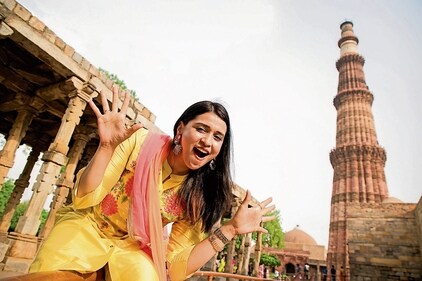 Mannara Chopra in Delhi