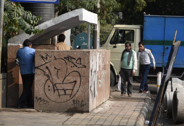 A public toilet in New Delhi. (Biplov Bhuyan/HT PHOTO) A public toilet in New Delhi. (Biplov Bhuyan/HT PHOTO)