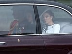 During the King's Birthday Parade, Kate will ride in a carriage with her kids, Prince George, Princess Charlotte, and Prince Louis. During the King's Birthday Parade, Kate will ride in a carriage with her kids, Prince George, Princess Charlotte, and Prince Louis.