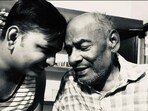 Paritosh Tripathi with his father late Prof Ramayan Tiwari Paritosh Tripathi with his father late Prof Ramayan Tiwari