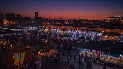 Marrakech, Morocco: Marrakech offers a special atmosphere for celebrating Eid ul Adha with its fascinating blend of Islamic, Berber and Arab traditions. Visit the famous Koutoubia mosque to feel the hypnotic aura as people gather for prayer and introspection. Explore the bright souks and bustling medina, where you can buy delicious local delicacies and traditional handicrafts. (Pixabay) Marrakech, Morocco: Marrakech offers a special atmosphere for celebrating Eid ul Adha with its fascinating blend of Islamic, Berber and Arab traditions. Visit the famous Koutoubia mosque to feel the hypnotic aura as people gather for prayer and introspection. Explore the bright souks and bustling medina, where you can buy delicious local delicacies and traditional handicrafts. (Pixabay)