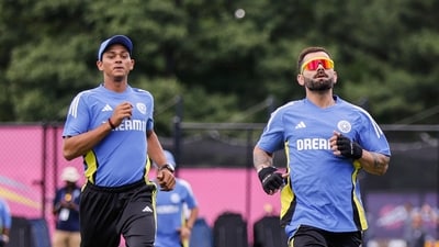 Virat Kohli has scores of one, four and 0 thus far in the 2024 T20 World Cup (ANI) Virat Kohli has scores of one, four and 0 thus far in the 2024 T20 World Cup (ANI)