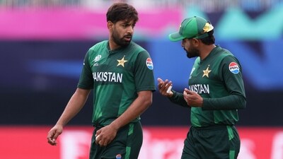 Babar Azam and Haris Rauf of Pakistan interact (Getty Images via AFP) Babar Azam and Haris Rauf of Pakistan interact (Getty Images via AFP)