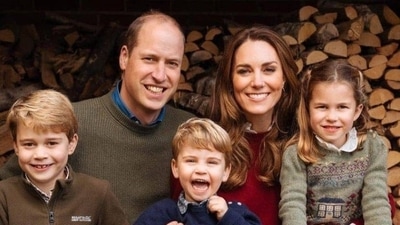 Kate Middleton and Prince William with their three children; George, Louis and Charlotte. (Instagram) Kate Middleton and Prince William with their three children; George, Louis and Charlotte. (Instagram)