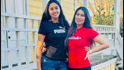 Jasvir Kaur, 29, (in black T-shirt) was shot dead, while her cousin, Gagandeep Kaur, 20, was critically wounded when Punjab-origin youngster Gaurav Singh Gill, 19, opened fire on them at Cartaret in New Jersey, US, on Friday. Both victims belong to Nurmahal in Punjab’s Jalandhar district. (HT Photo) Jasvir Kaur, 29, (in black T-shirt) was shot dead, while her cousin, Gagandeep Kaur, 20, was critically wounded when Punjab-origin youngster Gaurav Singh Gill, 19, opened fire on them at Cartaret in New Jersey, US, on Friday. Both victims belong to Nurmahal in Punjab’s Jalandhar district. (HT Photo)