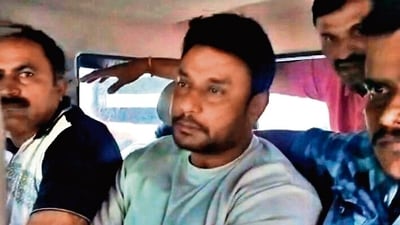 Kannada actor Darshan Thoogudeepa. (ANI) Kannada actor Darshan Thoogudeepa. (ANI)