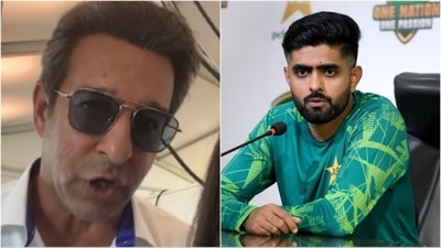 Wasim Akram was furious after Pakistan's early exit from T20 World Cup (ICC/AP)