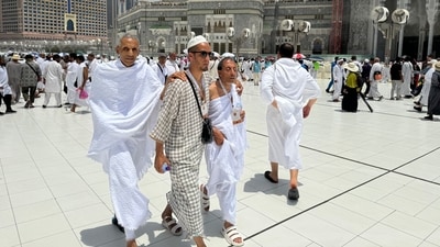 Mecca, Saudi Arabia: Millions of Muslims travel to the holiest city in Islam as their final destination during the Hajj. Each year, pilgrims from around the world gather in Mecca to perform the Hajj rituals, transforming the city into a centre of intense spiritual activity. The celebration of Eid ul Adha marks the end of the pilgrimage and is a time of great religious significance, group prayer and sacrifice. (AP photo) Mecca, Saudi Arabia: Millions of Muslims travel to the holiest city in Islam as their final destination during the Hajj. Each year, pilgrims from around the world gather in Mecca to perform the Hajj rituals, transforming the city into a centre of intense spiritual activity. The celebration of Eid ul Adha marks the end of the pilgrimage and is a time of great religious significance, group prayer and sacrifice. (AP photo)