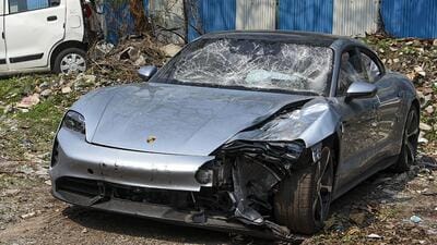 The WCD department has issued an eight-page notices to two JJB members for showing “too much” leniency in giving bail to the 17-year-old teenager who killed two young techies after crashing his Porsche Taycan into their bike in Pune on May 19. (PTI) The WCD department has issued an eight-page notices to two JJB members for showing “too much” leniency in giving bail to the 17-year-old teenager who killed two young techies after crashing his Porsche Taycan into their bike in Pune on May 19. (PTI)