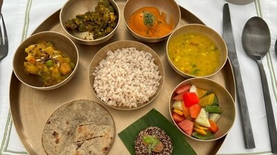 Shibani Dandekar gave a glimpse of the healthy thali she relished during the wellness retreat. She also wrote the 'exquisite' property was just two hours away from Mumbai. Shibani Dandekar gave a glimpse of the healthy thali she relished during the wellness retreat. She also wrote the 'exquisite' property was just two hours away from Mumbai.