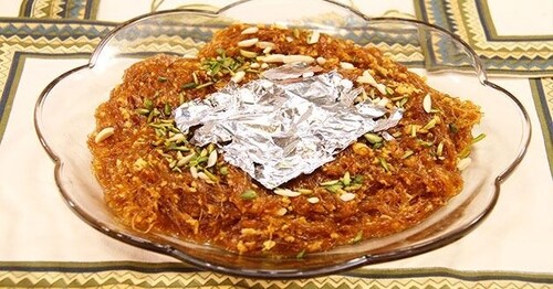 Seviyan ka Muzaffar is a traditional Indian dessert made with vermicelli cooked in milk, flavoured with saffron, and garnished with dry fruits. (Pinterest) Seviyan ka Muzaffar is a traditional Indian dessert made with vermicelli cooked in milk, flavoured with saffron, and garnished with dry fruits. (Pinterest)