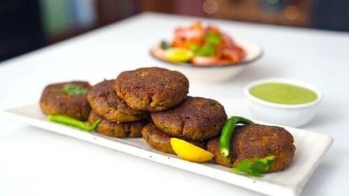 Shami kebab is a flavourful minced meat patty, spiced with a blend of aromatic spices and herbs, shallow-fried to perfection. (Chef Kunal Kapur) Shami kebab is a flavourful minced meat patty, spiced with a blend of aromatic spices and herbs, shallow-fried to perfection. (Chef Kunal Kapur)