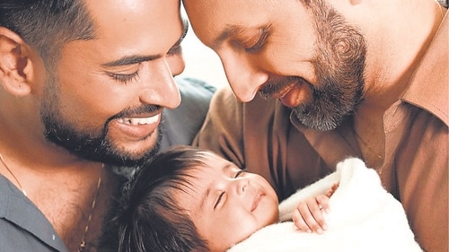 "Allow men to love more, to be more in touch with their feminine side. If more had permission to do so, people wouldn't feel that women are the only nurturers,* the couple said in the video. "Allow men to love more, to be more in touch with their feminine side. If more had permission to do so, people wouldn't feel that women are the only nurturers,* the couple said in the video.