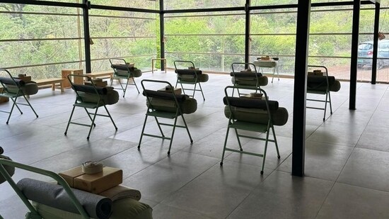Shibani Dandekar further wrote about the property, "Surrounded by wildlife, mountains and forests,this homegrown gem by our dear friend Gavin is just what the soul needed..."