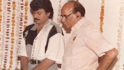Chiranjeevi shared an old picture with his father Venkat Rao, writing, “Father is the First Hero, to Every Child! Happy Father’s Day to All!” Chiranjeevi shared an old picture with his father Venkat Rao, writing, “Father is the First Hero, to Every Child! Happy Father’s Day to All!”