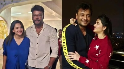 In January, Pavithra Gowda shared a reel with Darshan on Instagram, writing, "It’s been 10years of our relationship." In January, Pavithra Gowda shared a reel with Darshan on Instagram, writing, "It’s been 10years of our relationship."