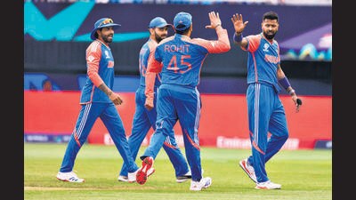 For Rohit Sharma and his India teammates, this is where the action really begins. (Getty Images) For Rohit Sharma and his India teammates, this is where the action really begins. (Getty Images)