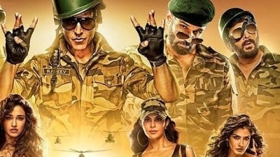 Poster of the upcoming comedy film Welcome To The Jungle.