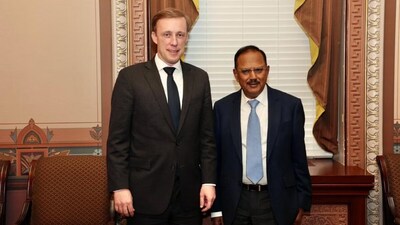 National Security Advisor Ajit Doval hosts his US counterpart Jake Sullivan for the second round of iCET dialogue. National Security Advisor Ajit Doval hosts his US counterpart Jake Sullivan for the second round of iCET dialogue.