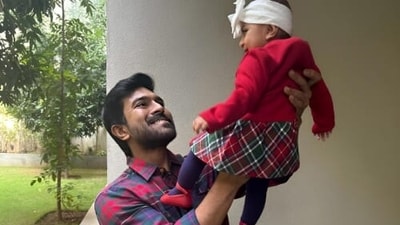 Ram Charan and Upasana hid their daughter Klin Kaara's face till now. Ram Charan and Upasana hid their daughter Klin Kaara's face till now.