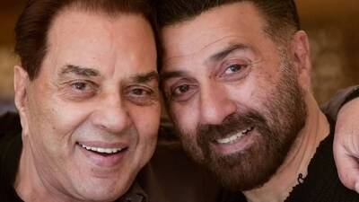 Sunny Deol posted a heartwarming picture, with a message which read, “Happy Fathers Day PAPA. Love you." 