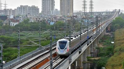 The 14-km-long section in Delhi, including Sarai Kale Khan, New Ashok Nagar, and Anand Vihar RRTS stations, is progressing rapidly, officials said (Sakib Ali/HT) The 14-km-long section in Delhi, including Sarai Kale Khan, New Ashok Nagar, and Anand Vihar RRTS stations, is progressing rapidly, officials said (Sakib Ali/HT)