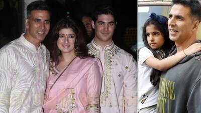 Akshay Kumar has two kids – son Aarav, born in 2002, and daughter Nitara, who was born in 2012 – with Twinkle Khanna. Akshay Kumar has two kids – son Aarav, born in 2002, and daughter Nitara, who was born in 2012 – with Twinkle Khanna.