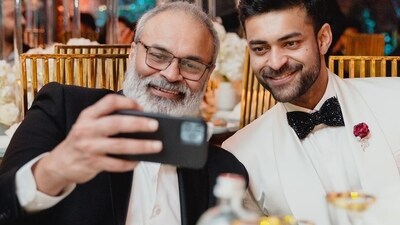 Varun Tej shared an unseen picture with Nagababu, both of them looking dapper in suits, writing, “Happy Father’s Day Nana!” Varun Tej shared an unseen picture with Nagababu, both of them looking dapper in suits, writing, “Happy Father’s Day Nana!”