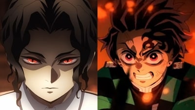 Stills from the new Demon Slayer: Kimetsu no Yaiba - Hashira Training Arc finale commercial. (Ufotable) Stills from the new Demon Slayer: Kimetsu no Yaiba - Hashira Training Arc finale commercial. (Ufotable)