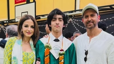 Hrithik Roshan and Sussanne Khan with Hrehaan Roshan. Hrithik was previously married to interior designer Sussanne Khan. They married in December 2000 and have two sons – Hrehaan, born in 2006, and Hridhaan, who was born in 2008. Hrithik Roshan and Sussanne Khan with Hrehaan Roshan. Hrithik was previously married to interior designer Sussanne Khan. They married in December 2000 and have two sons – Hrehaan, born in 2006, and Hridhaan, who was born in 2008.