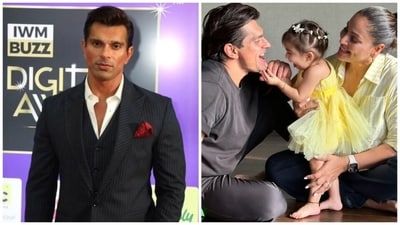Karan Singh Grover and actor-wife Bipasha Basu welcomed their daughter Devi on November 12, 2022. Ever since, Karan has treated his Insta-fam to adorable pictures and videos of the little one. Karan Singh Grover and actor-wife Bipasha Basu welcomed their daughter Devi on November 12, 2022. Ever since, Karan has treated his Insta-fam to adorable pictures and videos of the little one.