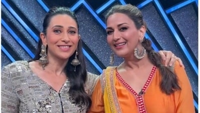 Karisma Kapoor and Sonali Bendre worked together in Hum Saath-Saath Hain; they met on the sets of India's Best Dancer 3 in 2023. Karisma Kapoor and Sonali Bendre worked together in Hum Saath-Saath Hain; they met on the sets of India's Best Dancer 3 in 2023.