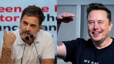 Congress leader Rahul Gandhi was reacting to Elon Musk's concern over the security of EVMs. Congress leader Rahul Gandhi was reacting to Elon Musk's concern over the security of EVMs.