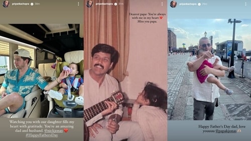 A screengrab of Priyanka Chopra's Instagram stories.