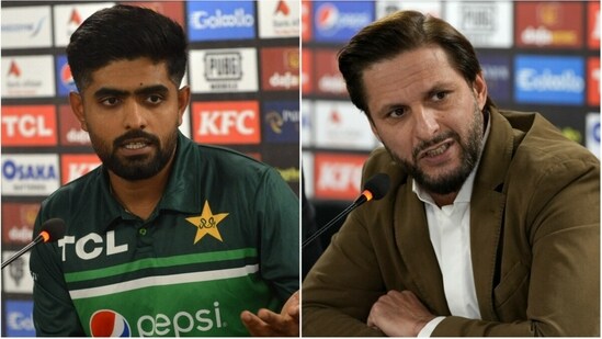 Babar Azam-led Pakistan were knocked out of T20 World Cup this week; Shahid Afridi urged to 'show way' by Tamim Iqbal (AP)