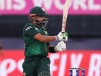 Babar Azam of Pakistan plays a shot during the ICC Men's T20 Cricket World Cup West Indies & USA 2024 Babar Azam of Pakistan plays a shot during the ICC Men's T20 Cricket World Cup West Indies & USA 2024