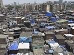 Mumbai, India - July 9, 2020: A general view of Dharavi, a COVID-19 hotspot in Mumbai, India, on Thursday, July 9, 2020. (Photo by Satyabrata Tripathy/Hindustan Times) (Satyabrata Tripathy/HT Photo)