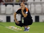 India coach Igor Stimac reacts during a match