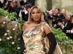 Serena Williams poses at the Met Gala, an annual fundraising gala held for the benefit of the Metropolitan Museum of Art's Costume Institute with this year's theme 'Sleeping Beauties: Reawakening Fashion' in New York City, New York, U.S., May 6, 2024. REUTERS/Andrew Kelly
