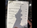 This creative "Bhundraiser" menu is all the rage on social media. This creative "Bhundraiser" menu is all the rage on social media.