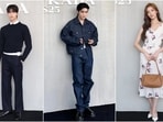 Milan Fashion Week: Lovely Runner's Byeon Woo Seok, NCT's Jaehyun, and TWICE's Sana attend the Prada show. 