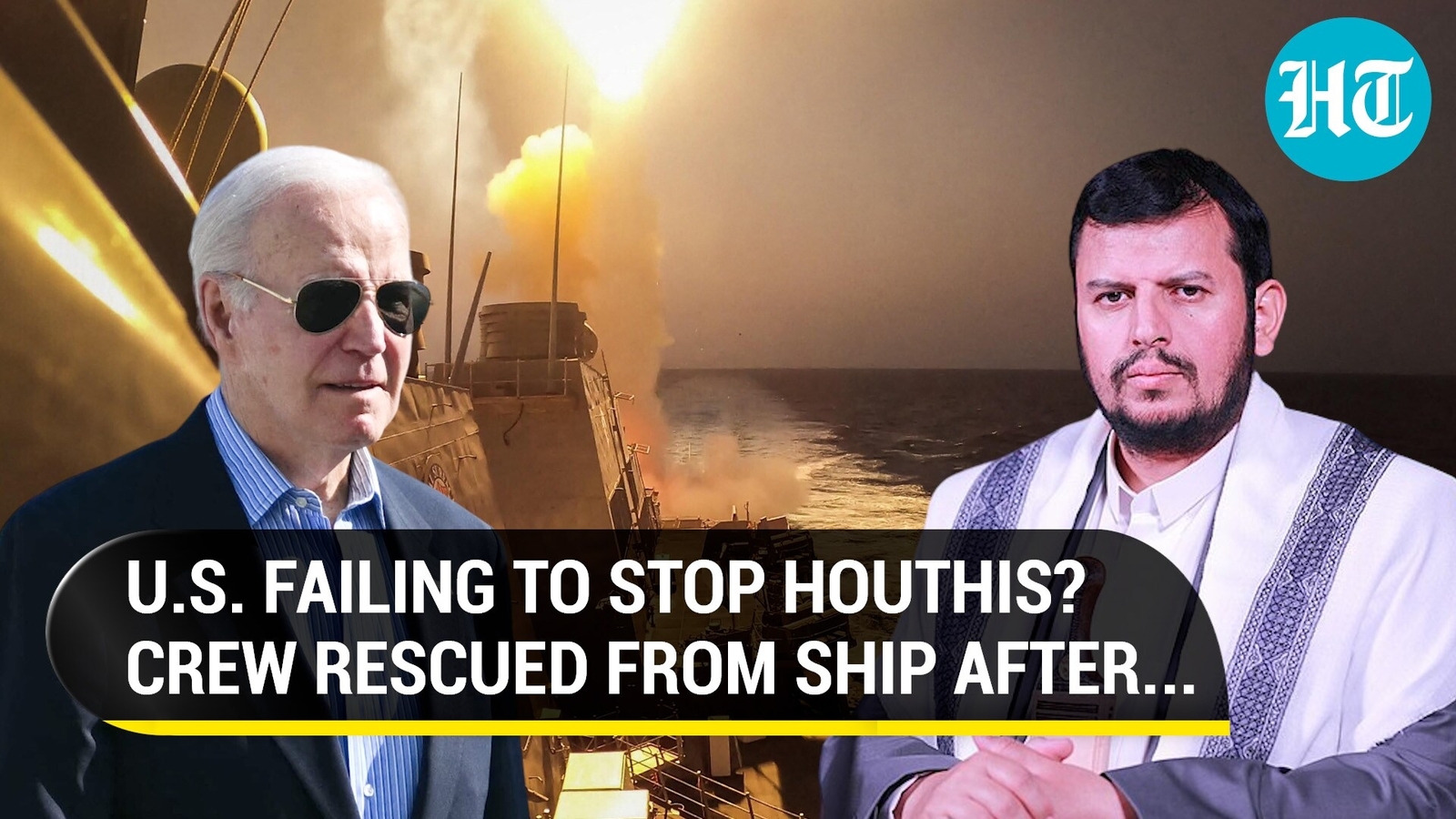 U.S. Helpless In Red Sea? Rescues Crew Four Days After Houthi Attack ...