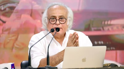 Ramesh also pointed out that the National Testing Agency is pinning the blame on NCERT for the NEET 2024 'grace marks' issue. (ANI file photo)