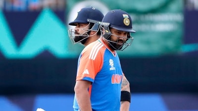 India's openers Rohit Sharma and Virat Kohli during the Group A match against Pakistan in the ICC T20 World Cup 2024 (ICC - X) India's openers Rohit Sharma and Virat Kohli during the Group A match against Pakistan in the ICC T20 World Cup 2024 (ICC - X)